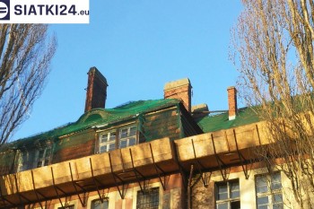 Siatki Turek - Siatki zabezpieczające stare dachówki na dachach dla terenów Miasta Turek